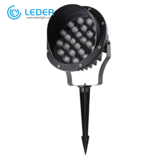 LEDER Dimmable Aluminum Black CREE Spike Light