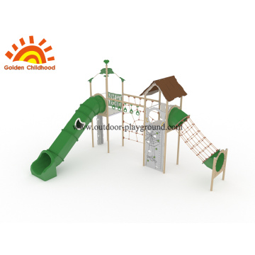 Climbing Play Equipment Outdoor with slide for sell