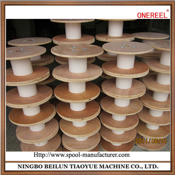 large empty wooden electrical cable spools for sale