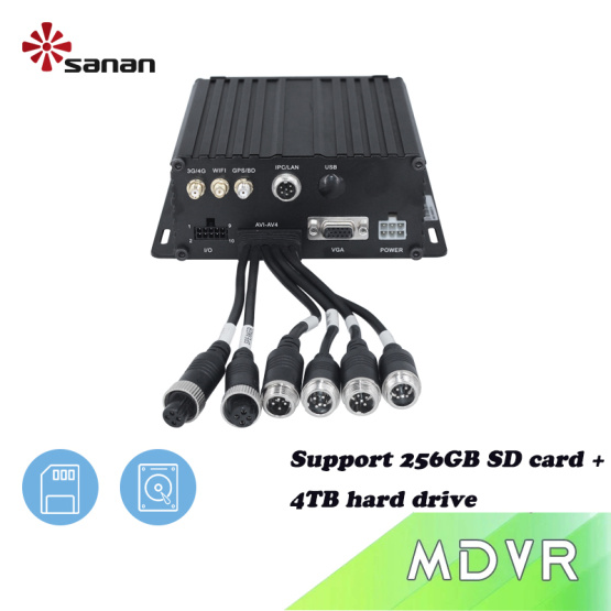 H.265 4CH Vehicle Mobile DVR