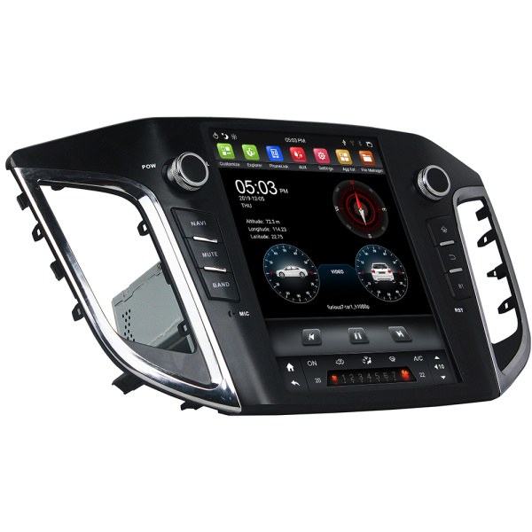 Tesla Style Android 9 ix25 multimedia Car radio