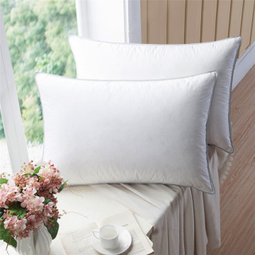 100% Cotton Fabric Down Filling White Hotel Pillow