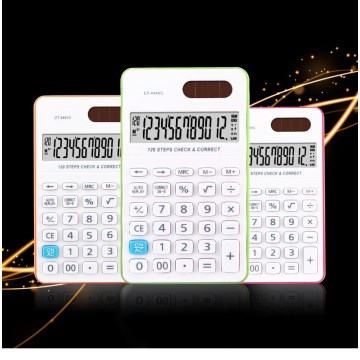 120 steps handheld calculators with two-way power