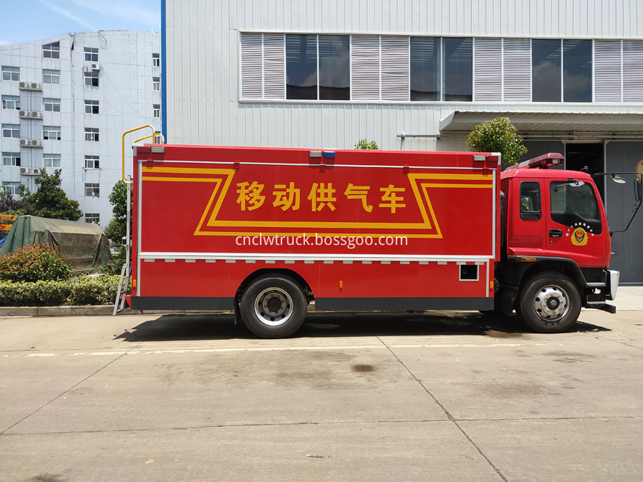 Oxygen supply fire truck for sale