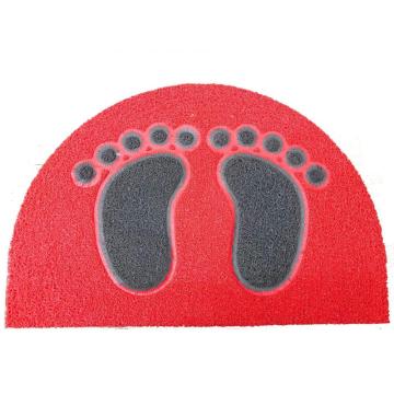 PVC coil foam backing with feet pattern