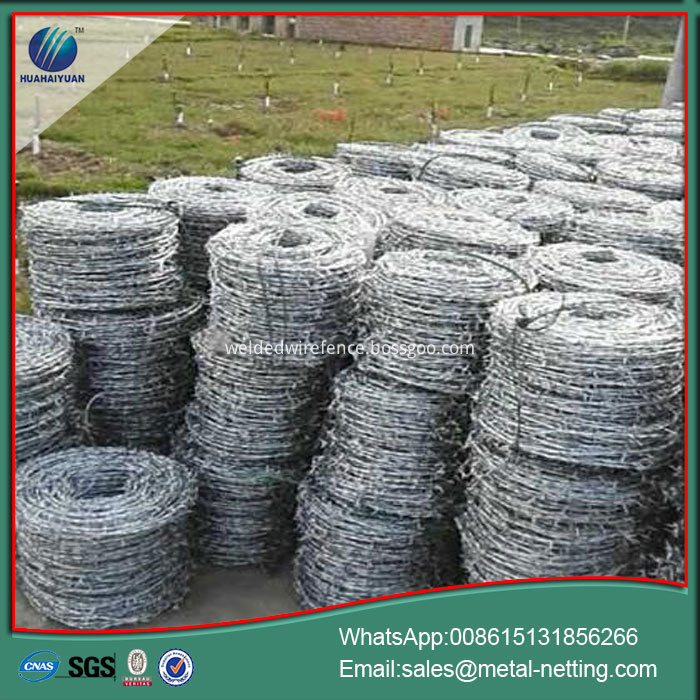 barbed wire galvanized barb