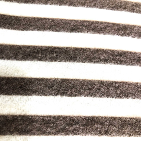 T/R/SPX print brushed cashmere fabric