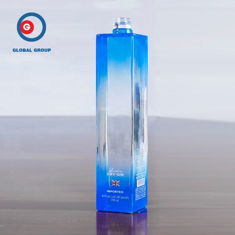 Vs20 750ml Square Glass Bottle