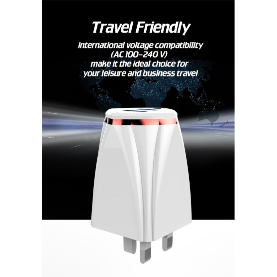 UK EU USA Fast Travel Wall Charger