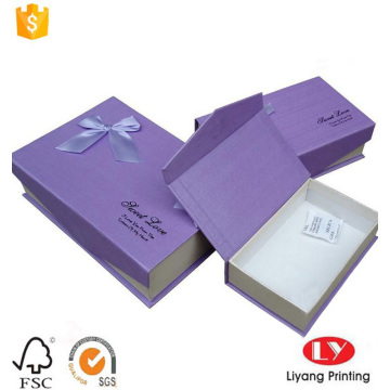 Book Shaped Cardboard Gift Box With Ribbon