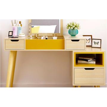 white yellow makeup dresser wardrobe dressing table designs