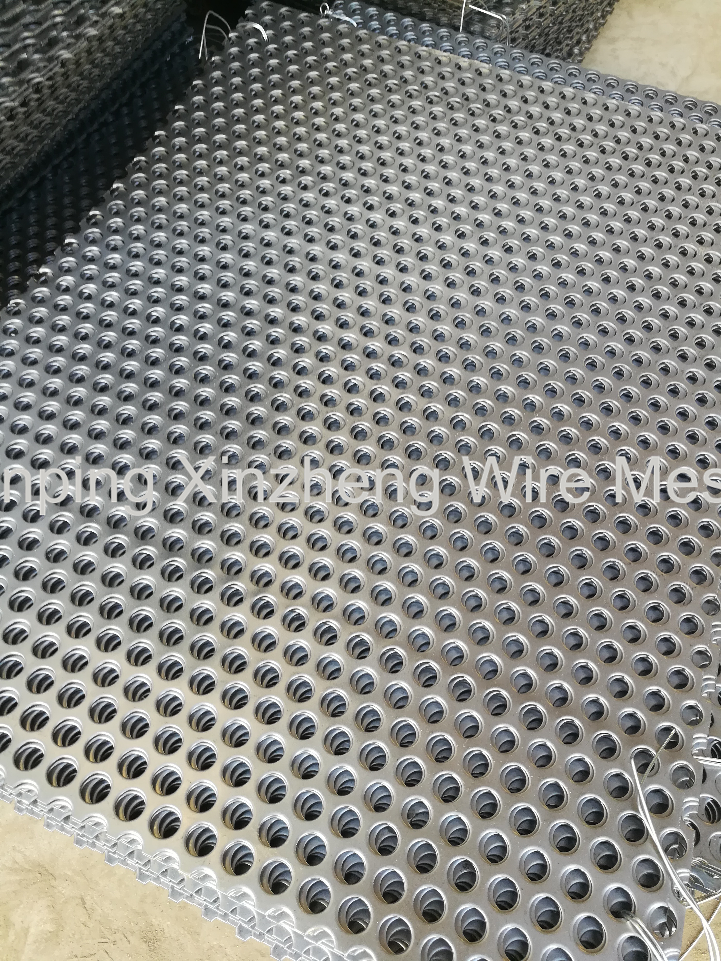 Perforated Metal Mesh Texture