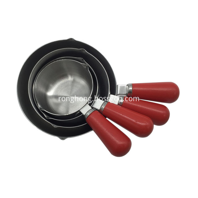 Set Of 4 Stainless Steel Measuring Cups 1