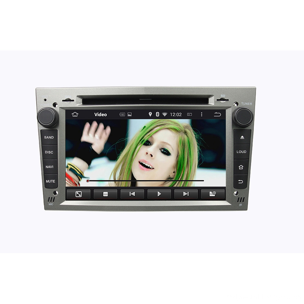 Silver Opel car dvd player for MERIVA 2006-2011