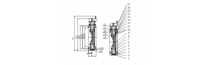 butterfly valve drawing