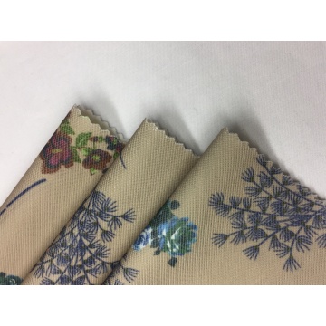 Polyester Spandex Heavy Twill Print Knit Fabric