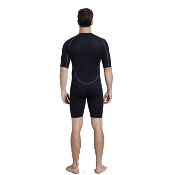 Seaskin Mens Front Zip Short Sleeve Diving Wetsuits