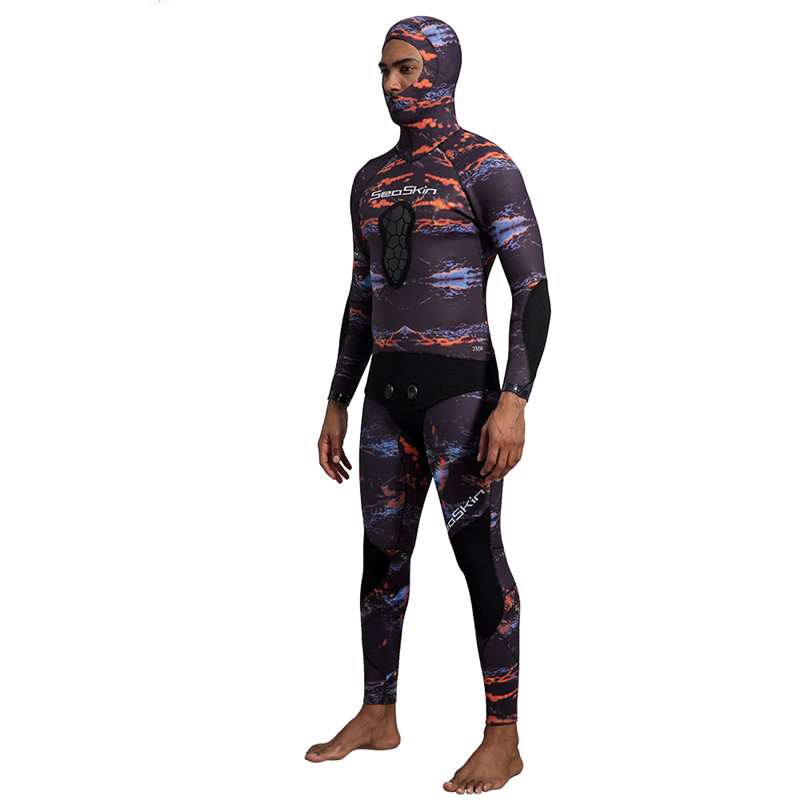 Seaskin Two Pieces Camo Wetsuit