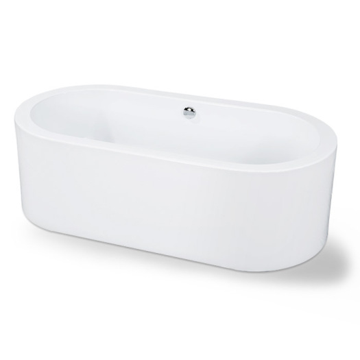 Acrylic Stand Alone Bathtubs in White