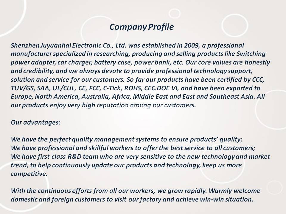 Company profile