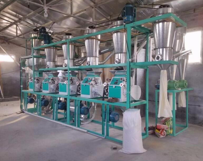 Automatic flour mill machine