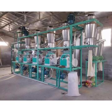 Overhead automatic wheat flour milling machine
