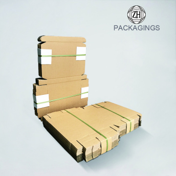New designed e flute paper shipping box