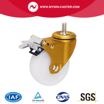 Nylon Wheel Thread Stem Swivel Industrial Caster