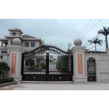 Galvanized Wrought Iron Gate Forged Exterior Gate