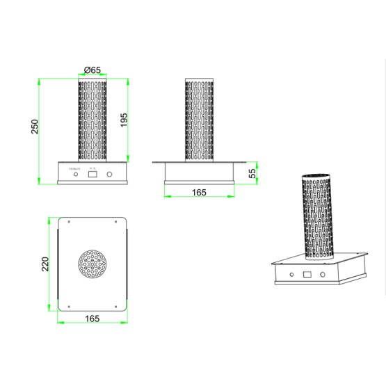 Plug in Commercial Uv Air Sterilizer for HVAC