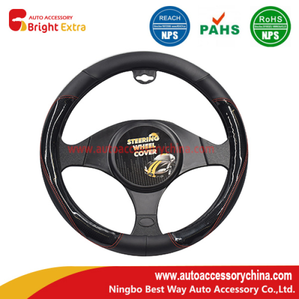 Leather Steering Wheel Wrap Cover