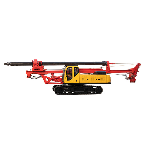 Small portable pile driver for construction site