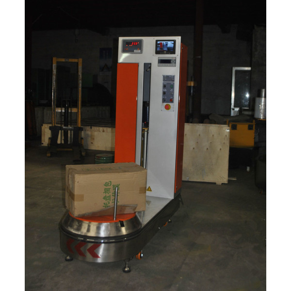 Intelligent luggage baggage wrapping machine for airport