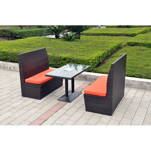 Outdoor Furniture Rattan Set with Long Chair