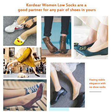 Kordear Women Cotton Low Socks 6 Pairs