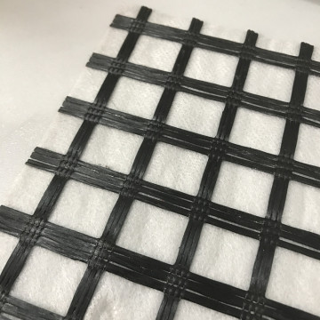 Composite PET Geogrid With Nonwoven Geotextile