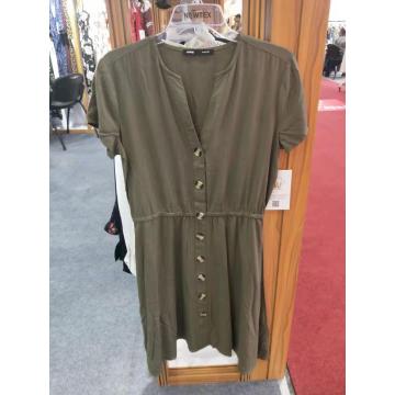 V Neck Dresses Casual Garments for Ladies