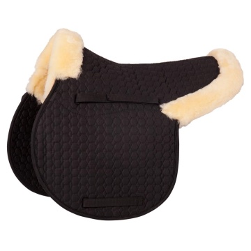 Horse equestrian products sheepskin saddle pad for jumping