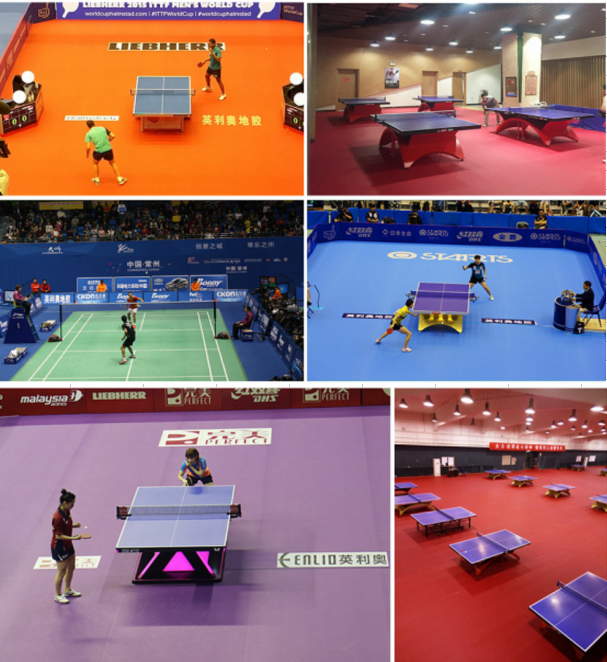 Table Tennis PVC Sports Flooring 2