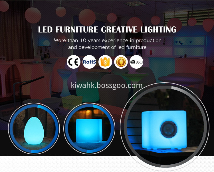 7Color LED Cube Bluetooth Speaker