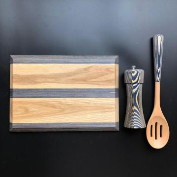 Personalized combine wood cutting board