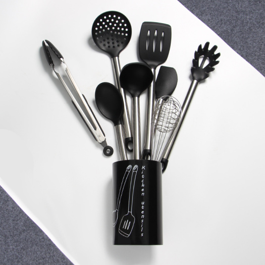 8pcs silicone kitchen utensil set