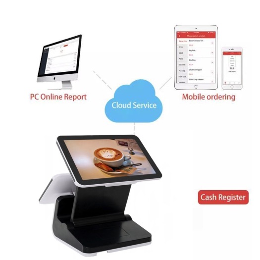 125 Dual Screen pos tablet stand