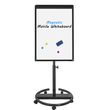 Office  Mobile Flip Chart Easel Magnetic Whiteboard