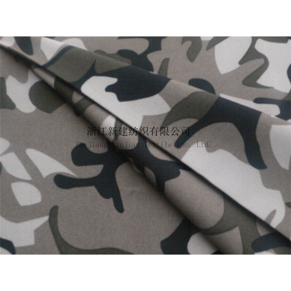 Cheap Black  Polyester Camouflage Fabric