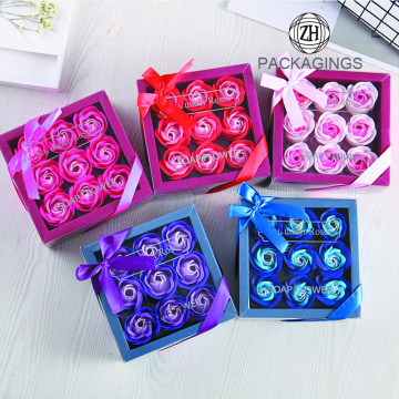 Square PVC Flower Packaging Box for Sale
