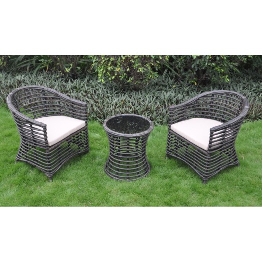 New Style Patio Furniture Rattan Woven Dining Sets