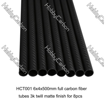 OEM Custom-made 100% Carbon Fiber Round Tube