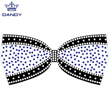 Striped College Girls Cheerleading Bows