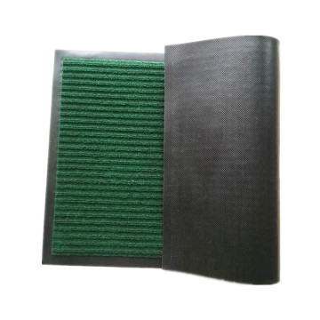 Polyester surface with PVC backing waterproof mat
